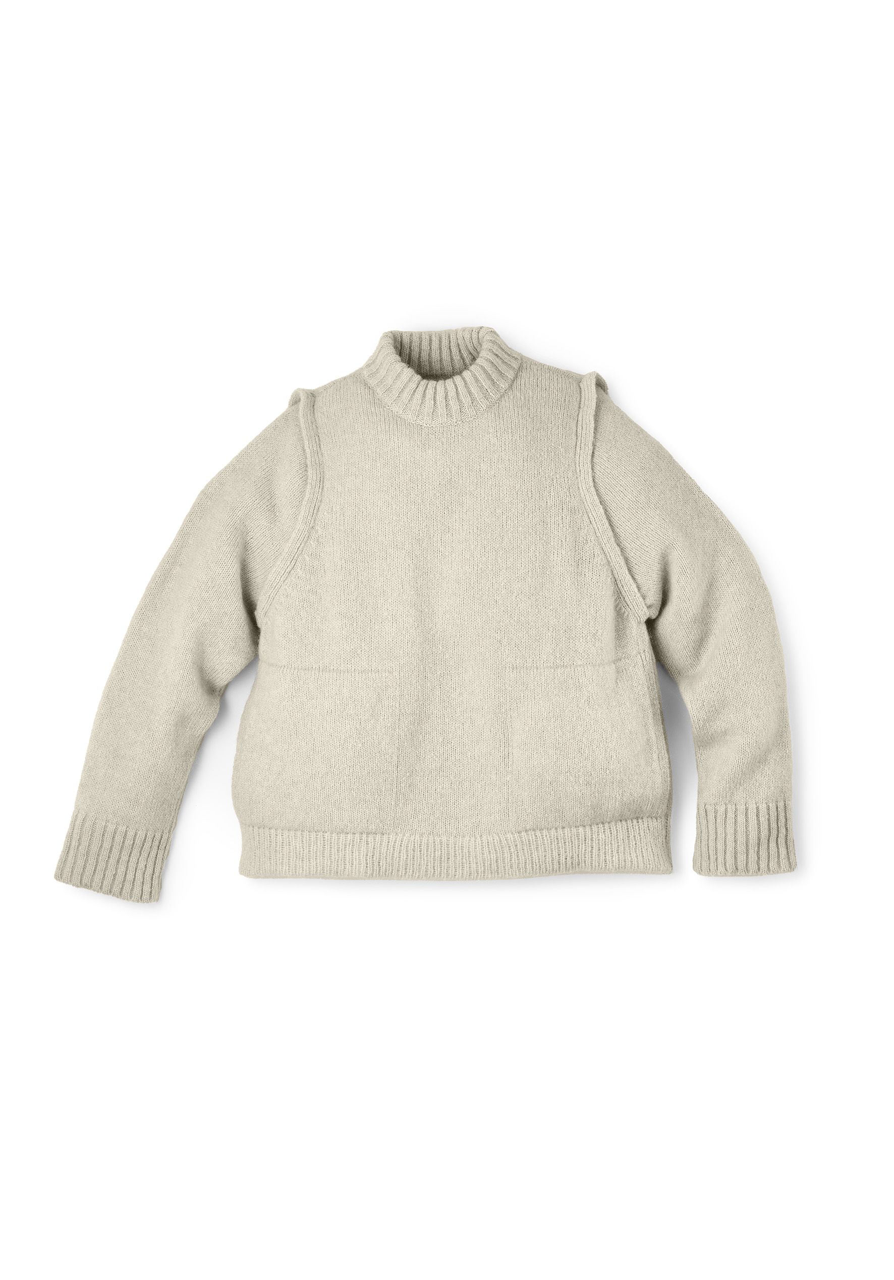 W7S35 modischer Sweater mit Schulterdetail